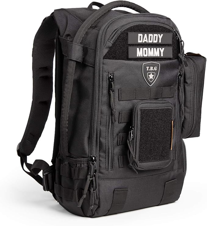 Amazon TBG Mens Tactical Diaper Bag Backpack SET Changing mat