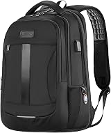 Sosoon Travel Laptop Backpack 17 Inch Anti Theft USB Charge Water Resistant 35L