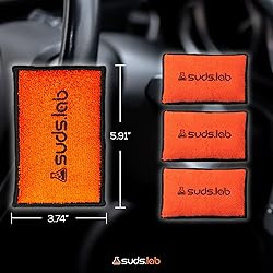 Suds Lab DS Microfiber Detailing Scrub Pad 2 Pack
