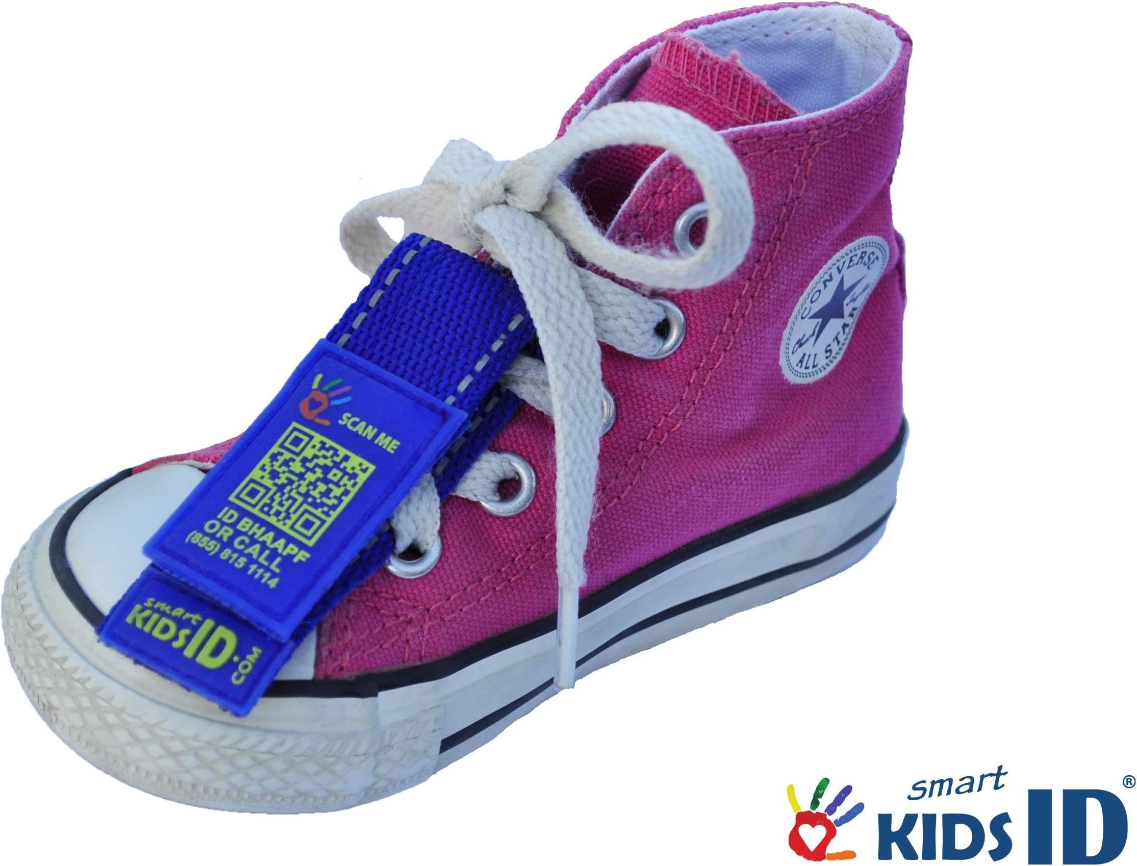 Smartkidsid Child Id/Medical Id Shoe Tag! Child Identification. Sports Id - No Engraving Necessary! (Blue)