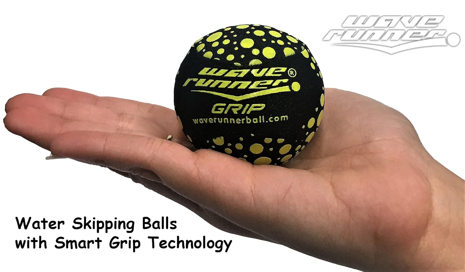 Wave Runner Water Runner Grip Ball Water Skipping Ball with Sure Grip Technology Great for Kids Boys Girls Ball Bounces On Water Small Size Water Toys ...