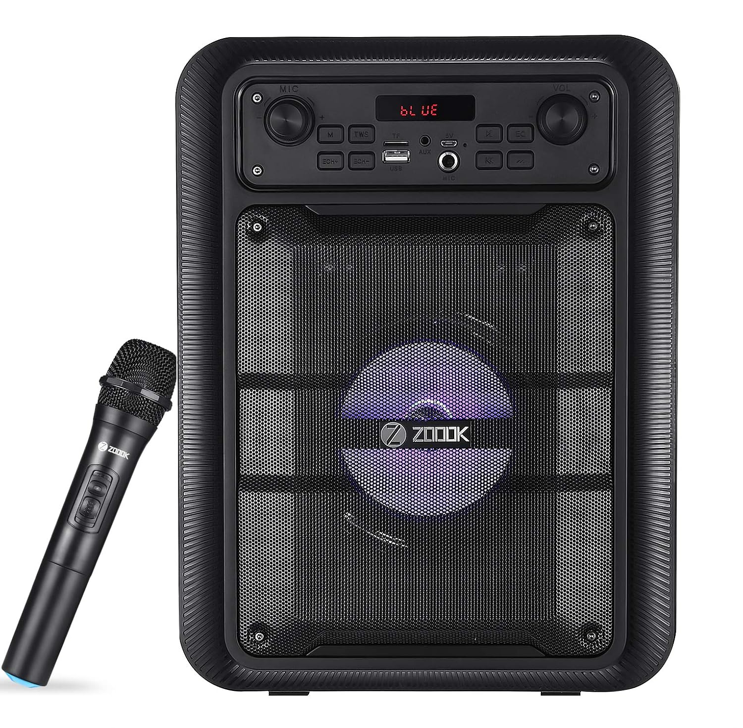 zoook rocker thunder plus 40 w bluetooth party speaker