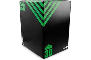 Yes4All 3 in 1 Foam Plyometric Jump Box for Training & Conditioning - Plyo Jump Box for Fitness Workout Exercise