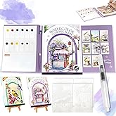 Breathly Creative Stress Relief Kit, 2026 New Paint Art Watercolor Books Painting Kit,Watercolor Coloring Book for Adults, DIY 3-Fold Watercolors Pad for Beginners and Enthusiasts (Quiet Time)