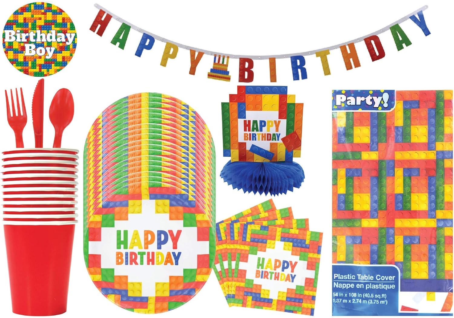 brick birthday party