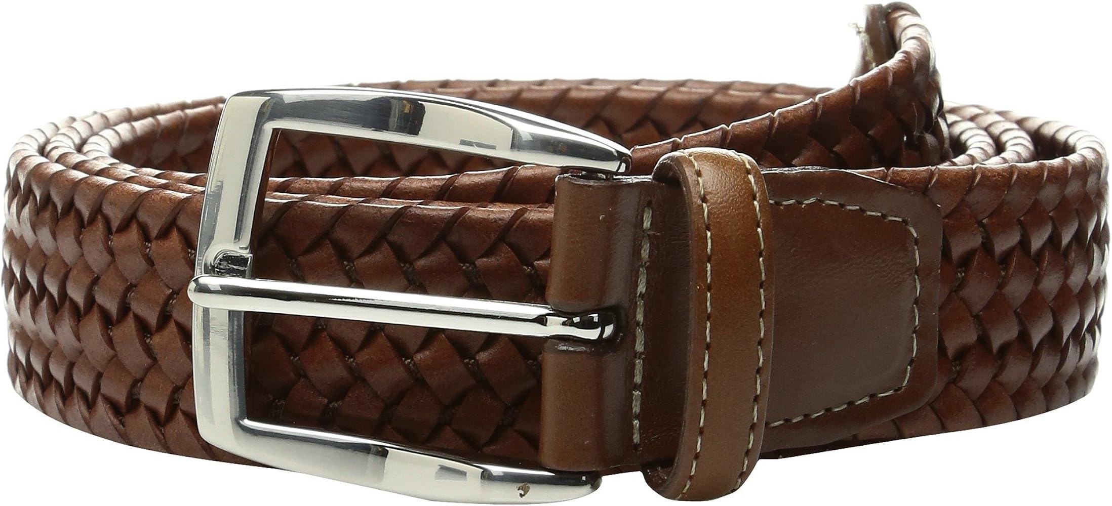cognac leather belt