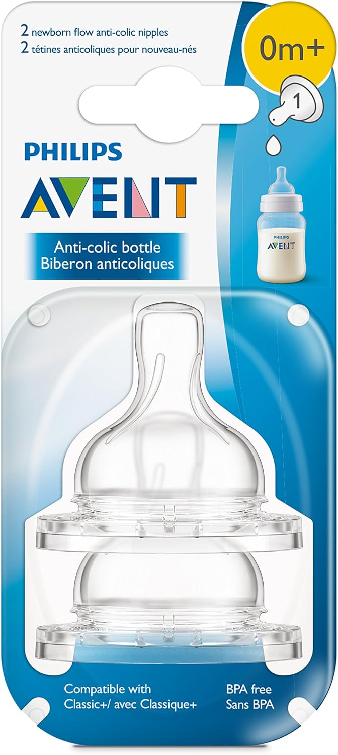 avent anti colic nipple size 0
