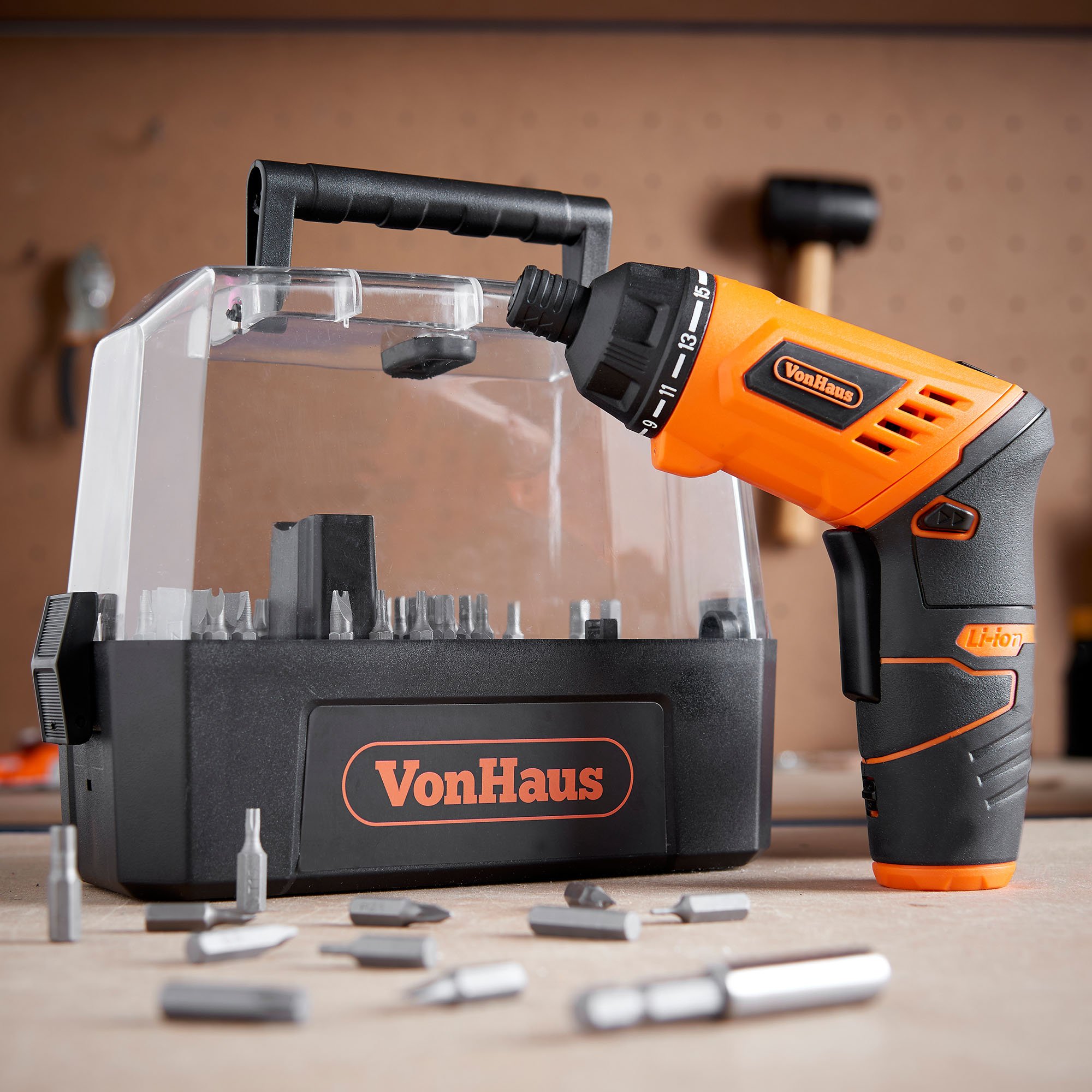 VonHaus Cordless Electric Screwdriver 3.6V LithiumIon MAX Torque 5 N.m