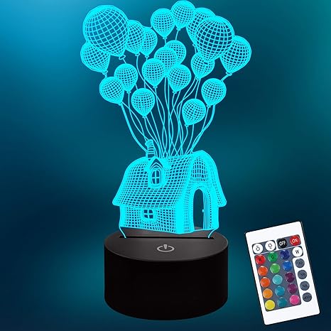 Lampeez 3D Illusion Lamp Balloon House 