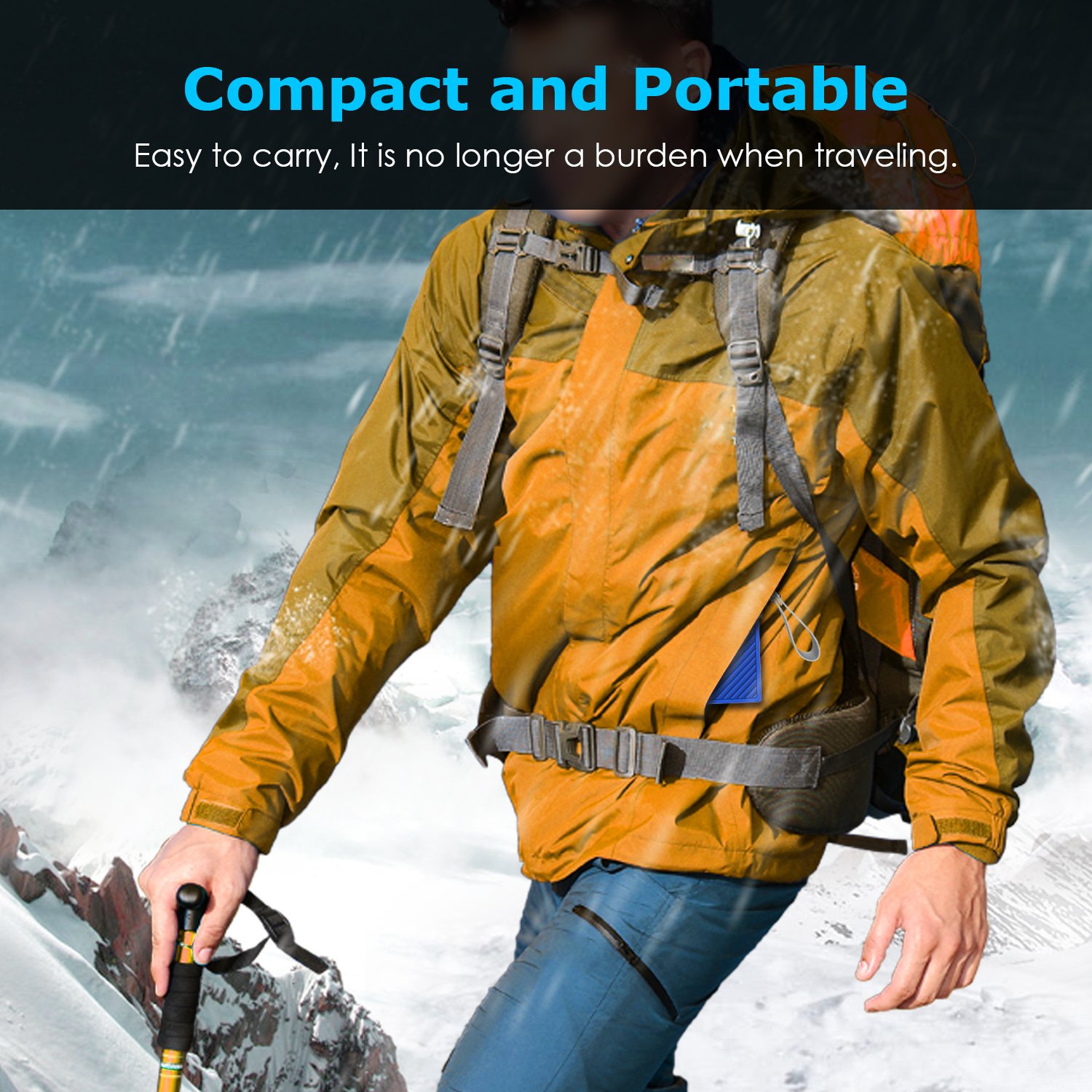 LOBKIN Portable Wireless Bluetooth Speaker with 5W Audio Driver,IPX6 Water Resistant Outdoor Bluetooth V4.1 HiFi Speaker with Enhanced Bass,8 Hours Playing Time,for Outdoor& Indoor (Blue)