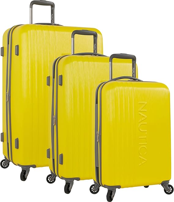 Nautica yellow suitcase Clearance