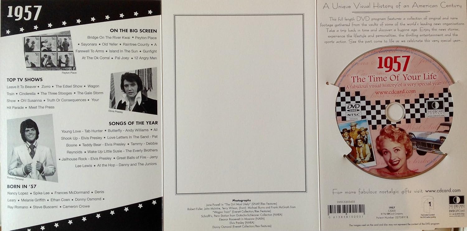 Amazon Com 1957 Birthday Or Anniversary Gift 1957 News Dvd 73