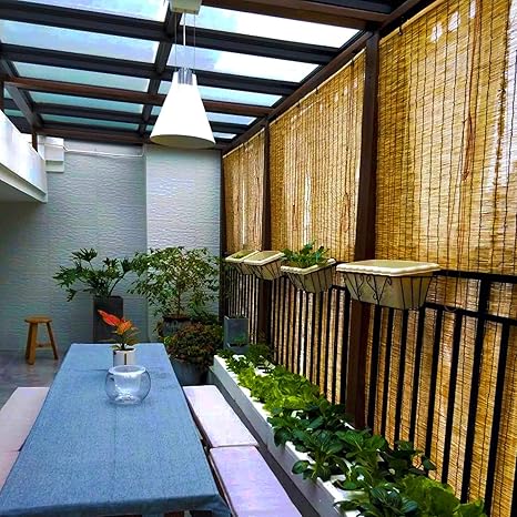 Amazon 天然すだれ すだれ スクリーン 防水 通気性 太陽を遮る おしゃれ 屋外 日焼け止め 遮光 サイズ オーダーメイド バルコニーとドア インテリア 日よけ竹カーテン Color Primary Color Size 100 X 0 Cm すだれ オンライン通販