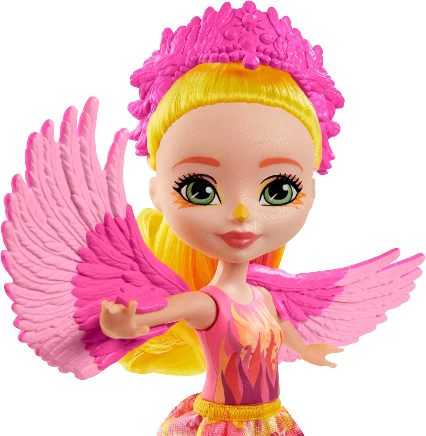 Enchantimals GYJ04 Falon Phoenix Doll, From The Royals Collection With Animal Friend Sunrise - Image 5