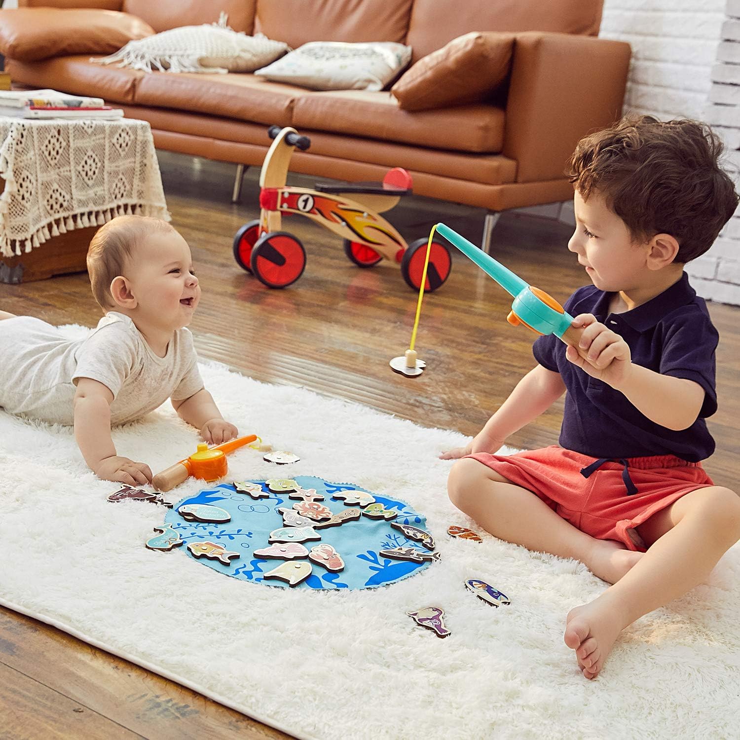 TOP BRIGHT Toddler Fishing Game Gifts for 2 3 4 Year Old Girl and Boy Toys Birthday Presents: Toys & Games