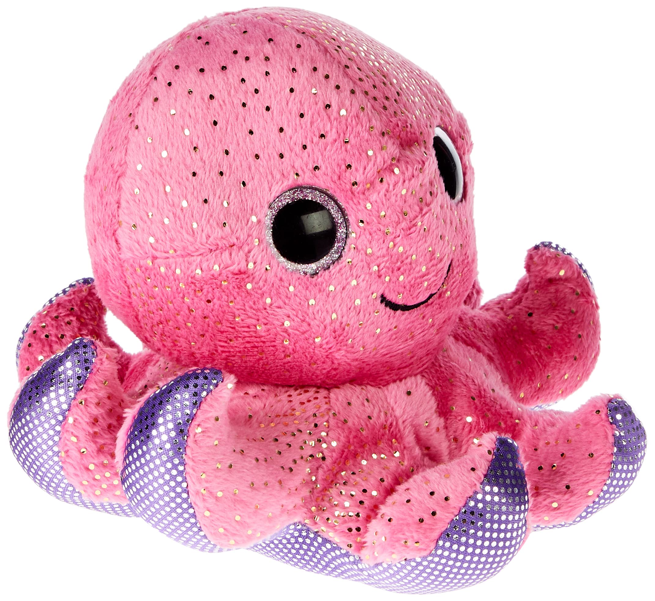 Aurora, 61026, Sparkle Tales, SeaStar Octopus, 7In, Soft Toy, Pink