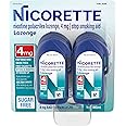 Nicorette 4 mg Coated Nicotine Lozenges to Help Quit Smoking - Ice Mint Flavored Stop Smoking Aid, 20 Count x 4