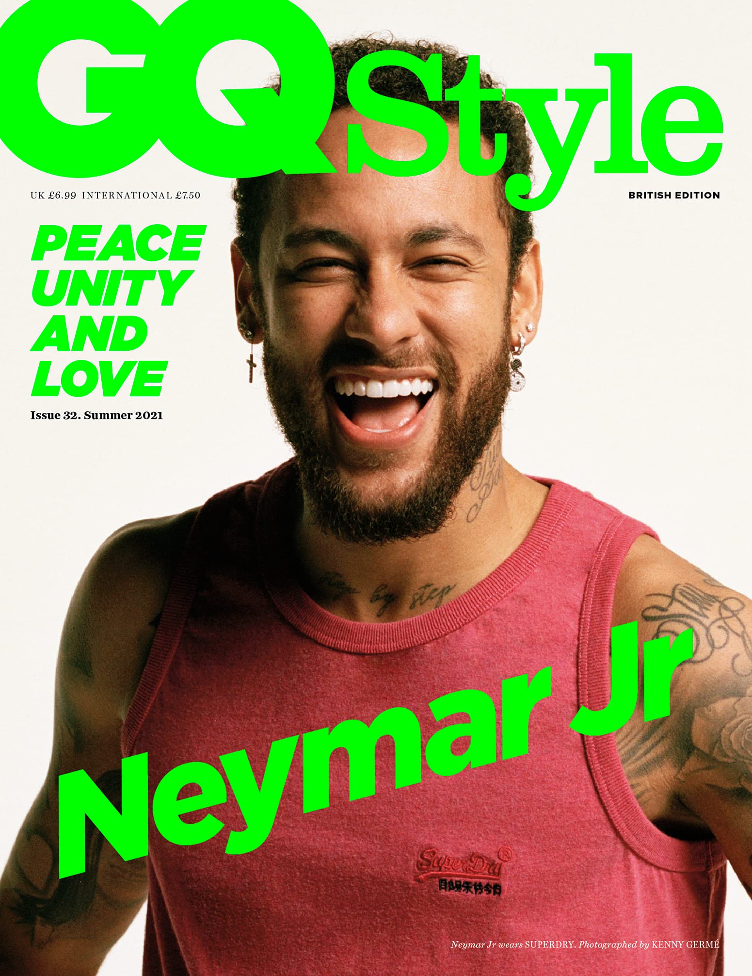 Gq Style Magazine British Edition 32 Summer 2021 The Positive Issue Neymar Jr Cover Amazon Com Books
