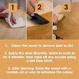 Furniture Clinic Wood Stain Teak – 250ml, Water Based, Quick Drying view 4