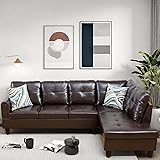 GlasFlength L Shaped Couch, Modular Sectional Sofa
