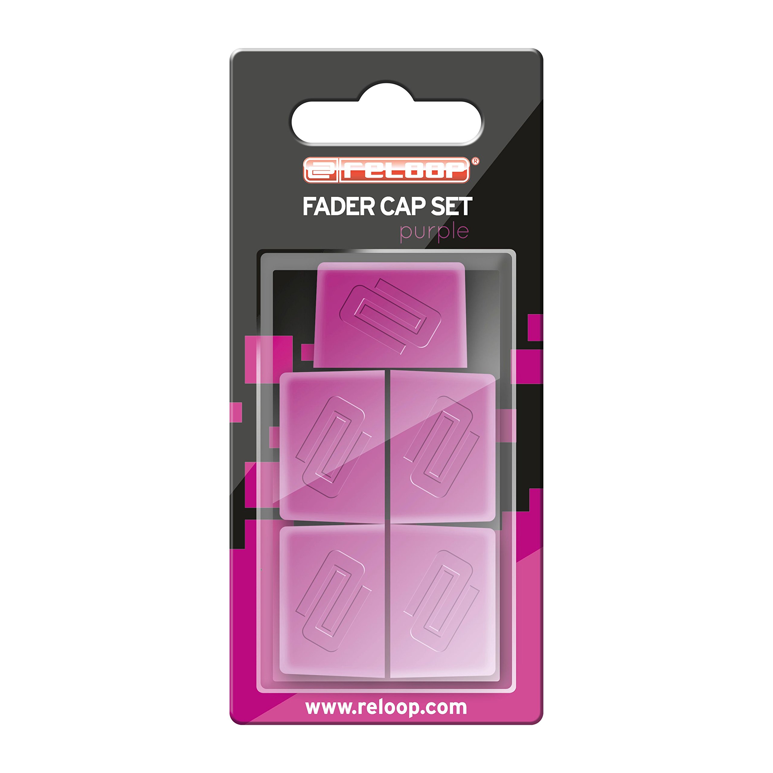 Reloop Fader Cap Set replacement fader caps for DJ mixer (Purple),FADER-CAP-PURPLE