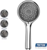 Triton Showers Collection 2 8.5kW Electric Shower Brushed Steel with Head Hose view 6