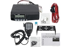 TM-281A 65W HAM Mobile Radio, 136-174MHz FM Transceiver for Car/Truck, 10-50KM Range, High Power Ham & Commercial Use, 200 Ch
