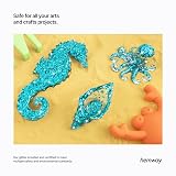 Hemway Holographic Turquoise Glitter Shaker 130g 1/8 inch Metal Flake view 5