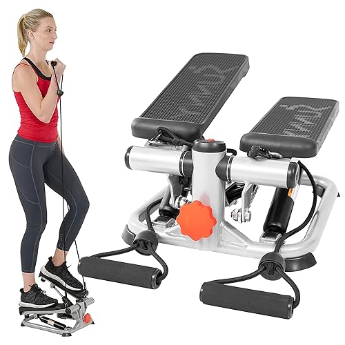 Sunny Health Fitness Total Body 2-in-1 Mini Stair Stepper, Step