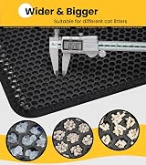 Conlun Cat Litter Mat 58x42cm Honeycomb Double Layer Waterproof Non-Slip view 4