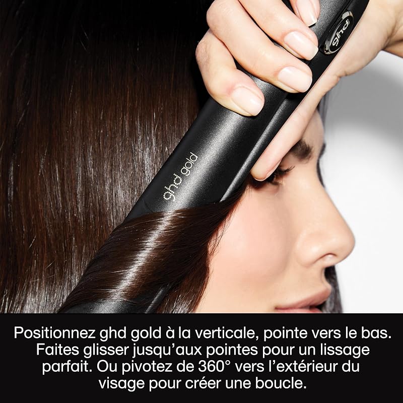 - Lisseur cheveux ghd Gold - Fer à lisser professionnel (Noir)