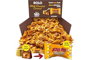 CHAIN & JO SWEETS Rolo Easter Milk Chocolate Caramel 1.5 Pounds Approx 108 pieces - Chocolate Bulk Individually Wrapped Easter Candy - Bulk Individually Wrapped Snacks for Easter Basket - Perfect for Kids & Adults Easter Baskets - Milk Chocolate Candy, Caramel Candy Melts, Chocolate Caramels
