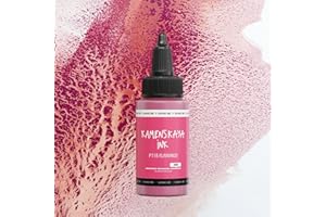 KAMENSKAYA Delaminating Alcohol Inks - Self-Splitting Alcohol Ink P-118 'Flamingo' - 1 fl oz (30 ml)