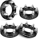 EVIL ENERGY 6x5.5 Wheel Spacers 1.25 inch Compatible with Chevy 1999-2022 Silverado 1500, 6x139.7 mm 6 Lugs 108 mm Hub Bore M14x1.5 Studs Black, Not Hubcentric