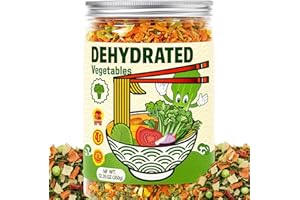 SIHASO Ramen Toppings Dehydrated Vegetables Flakes - 12.35Oz Natural Dried Parsley Ramen Seasoning, Dry Veggie, No Additive, Freeze-Dried Mix Vegetable for Ramen Noodles, Vegetables Soup