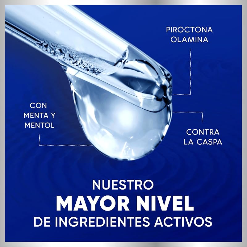 H&S Pro-Expert 7 Champú Anticaspa Alivio del Picor, 6x300ml