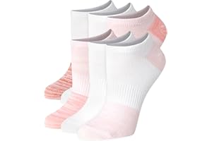 Hanes Performance No Show, Lightweight X-Temp Cooling Socks for Women, 6-Pack