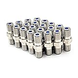 TechDirect F-Type Coaxial Cable Connector Couplers