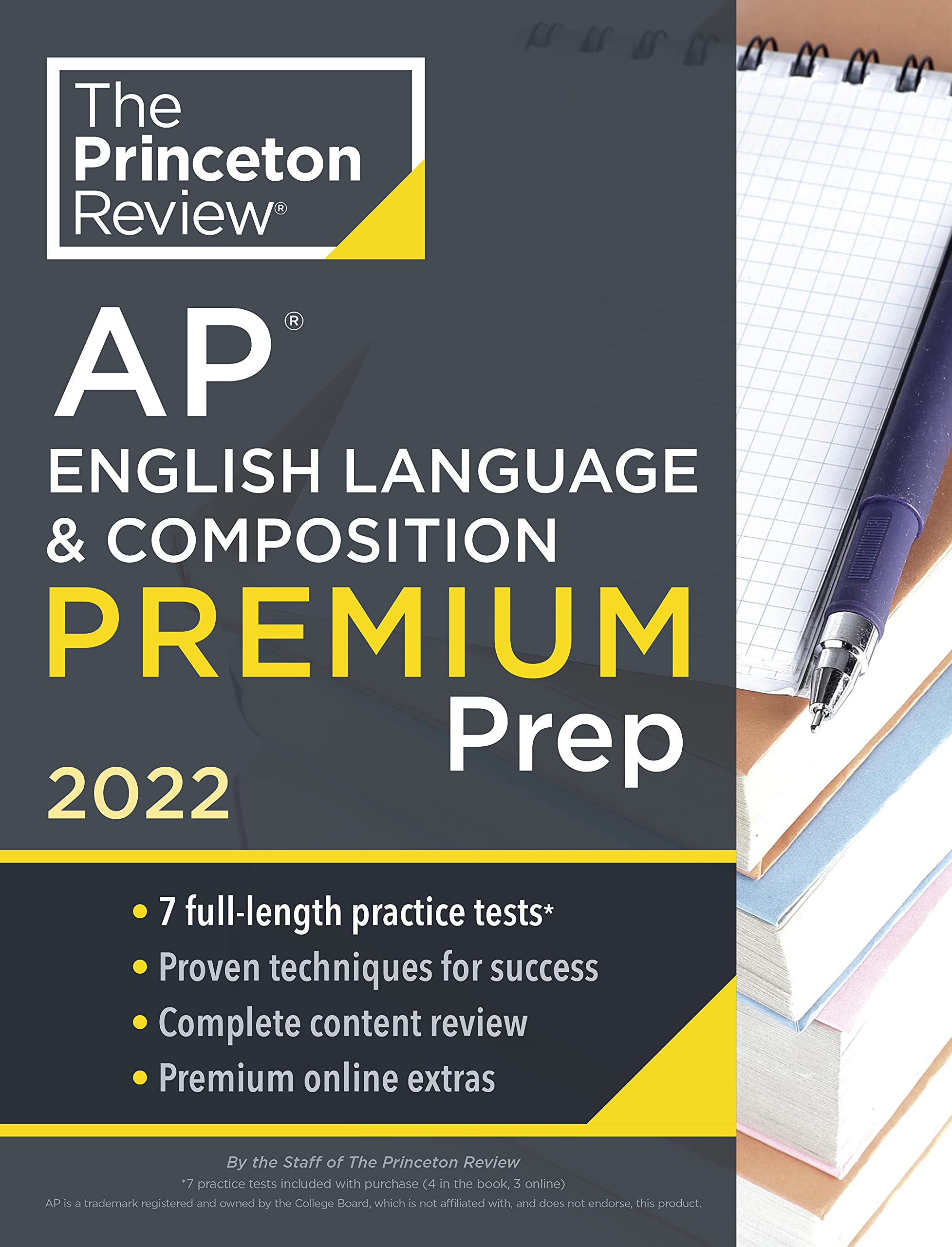 Kindle Store,Kindle eBooks,Education & Teaching Princeton Review AP English Language & Composition Premium Prep, 2022: 7 Practice Tests + Complete Content Review + Strategies & Techniques (College Test Preparation) The Princeton Review