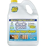 Simple Green Oxy Solve Deck and Fence Pressure Washer Cleaner, Colorless to Pale Straw, Unscented, 128 Fl Oz