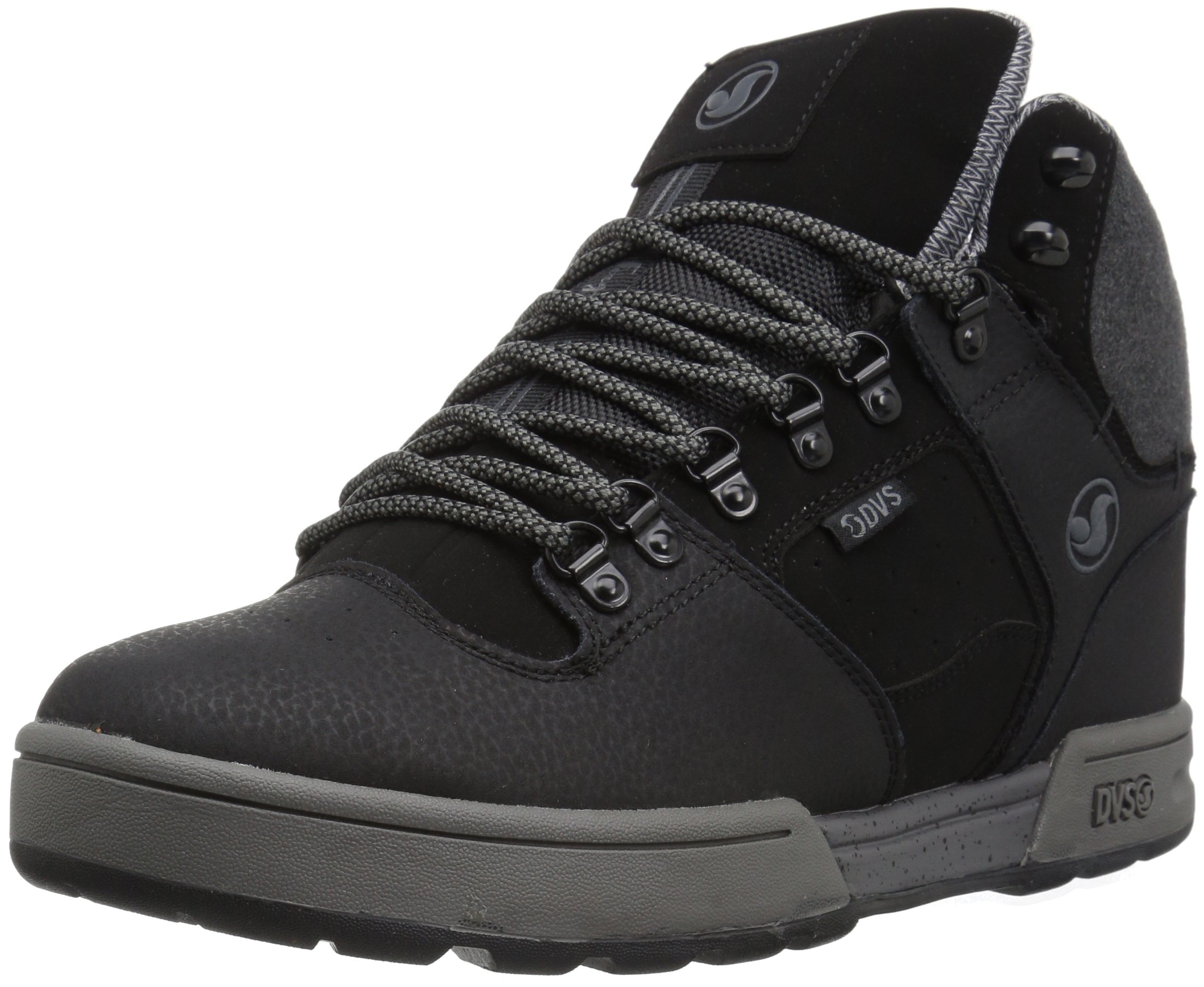 DVS Men's Westridge Steel Toe Snow Boot, Black Leather Ferguson,