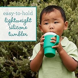 Infantino My 1st Tumbler, Silicone Sippy Cup with