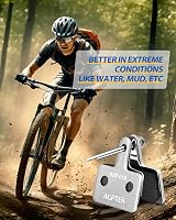 AGPTEK Bike Brake Pads 4 Pairs Disc Brake Pads for Shimano M515 M525 C501 C601 view 6