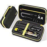 sarlar Hard Carrying Case for Fanttik Slim V8 Apex/V10 Apex/V8 Mate/V10 Mate Cordless Car Vacuum, High Capacity, Soft Linning for All Accessories, Portable Protection for Travel Storage