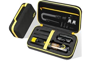 sarlar Hard Carrying Case for Fanttik Slim V8 Apex/V10 Apex/V8 Mate/V10 Mate Cordless Car Vacuum, High Capacity, Soft Linning for All Accessories, Portable Protection for Travel Storage
