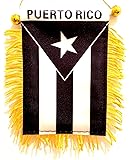 Puerto Rico flag home car accessories Boricua designs by us 4 us Puerto Rican Black Flag