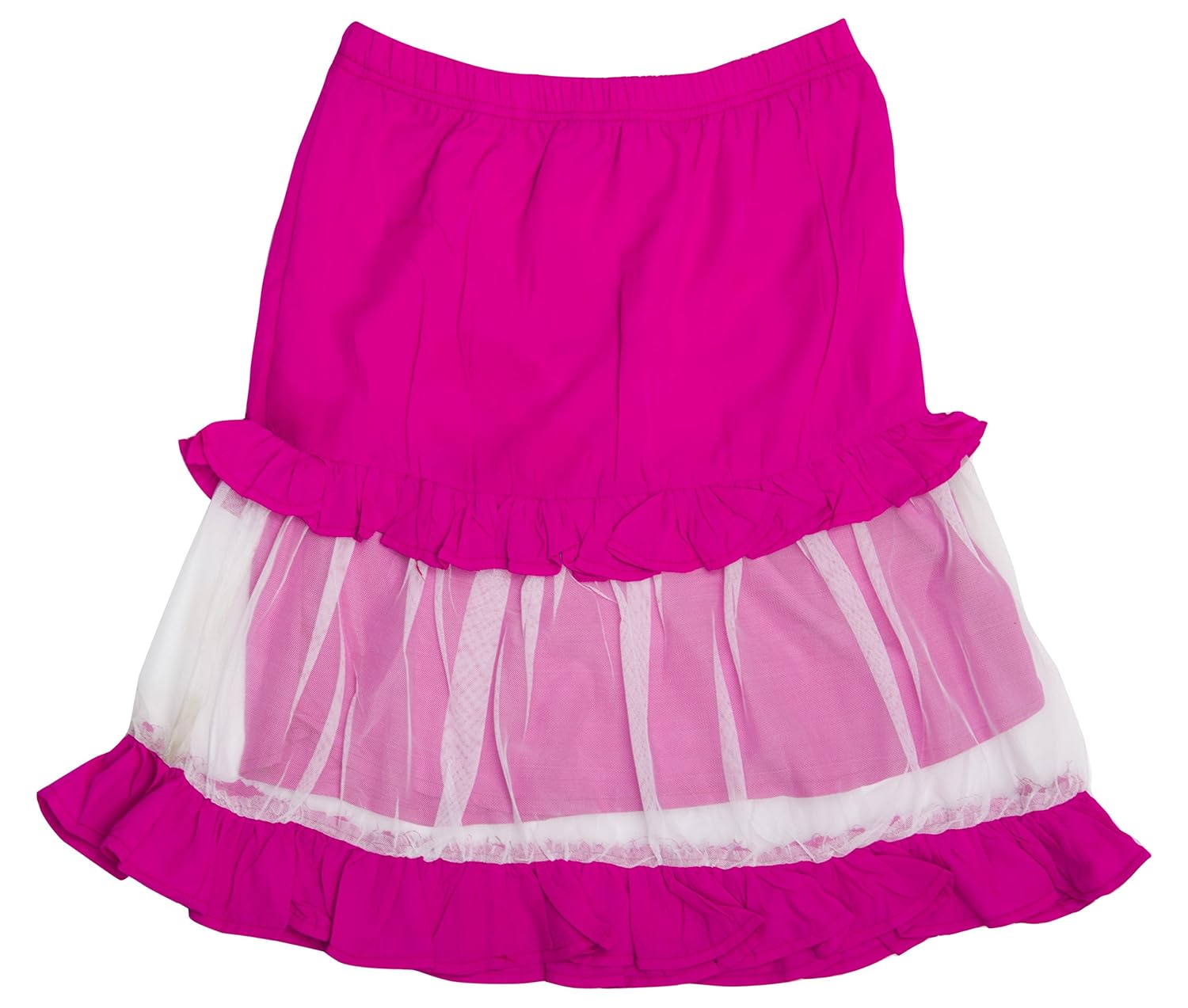Buy HiFashionkart Girls' Frills Skirt (HFK511910 Years, Pink and