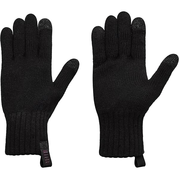 UGG Men's Fluff Glove, Black, Medium at Amazon Women's Clothing store