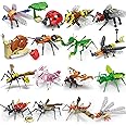 KAZI Insect Collection,Bugs Toy Building Sets,Including 16 Items Insect and Bug for Kids,Creative Toys Gift for 6 and Up Year Old Boys and Girls