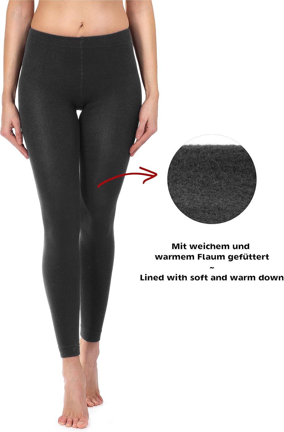 Merry Style Women's Thermo Leggings 24550 (Anthracite, EU 40/42=UK 12-14) - Image 5